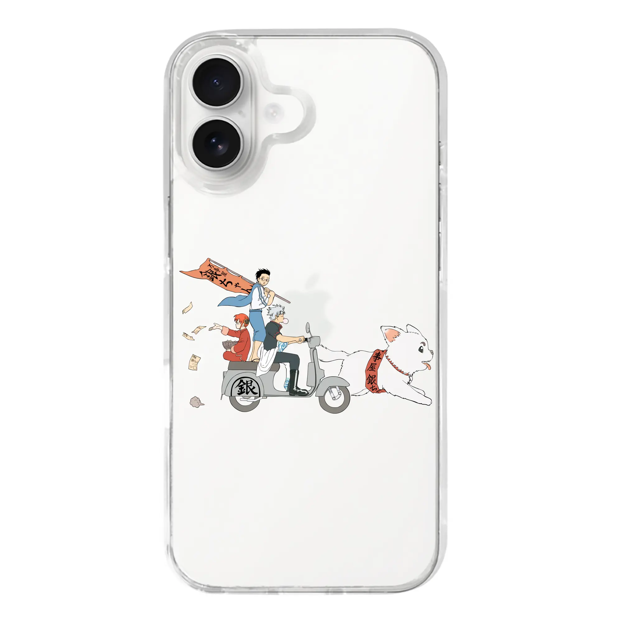 銀魂 グッズ 坂田 銀時 - iPhone 17シリーズ 透明スマホケース – 薄型・耐衝撃・精密フィット保護カバー